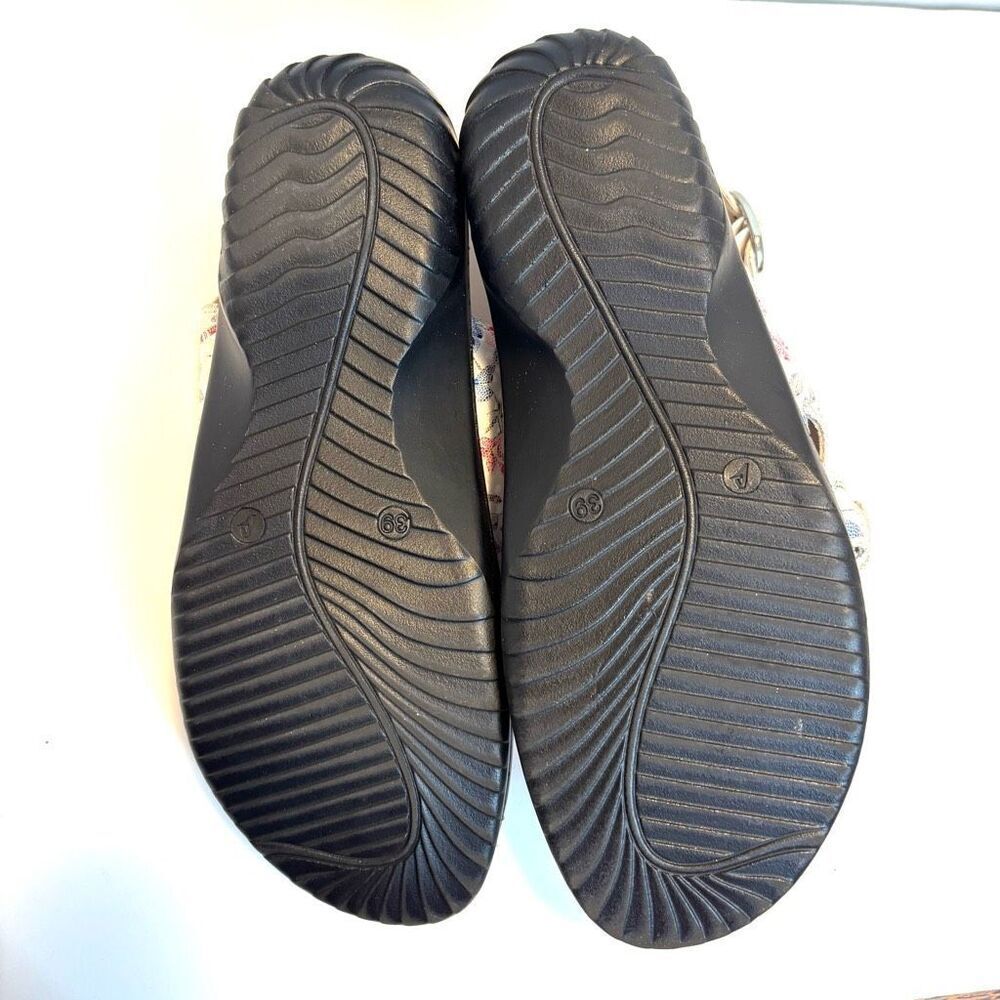 Flexus Acomar floral multi leather sandals EU 39 … - image 6